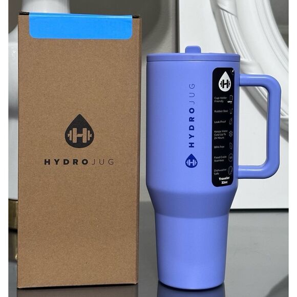 LIMITED EDITION HydroJug 32oz Traveler, PERI - Picture 2 of 6